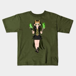 Magical Girl Loki (Marvel/MCU/Comics) Kids T-Shirt